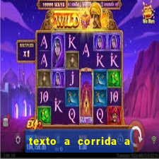 texto a corrida a lagarta lili